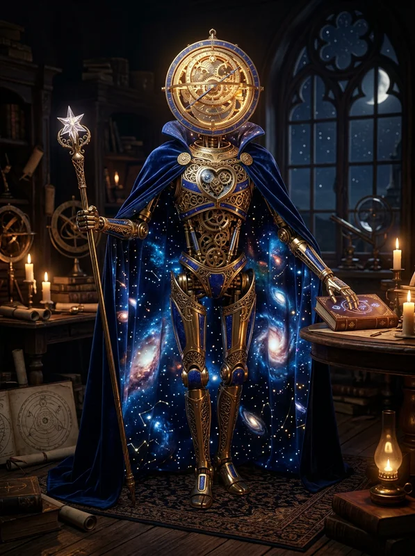 The Grand Weaver Automaton Mascot